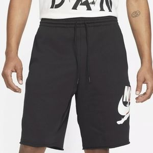 Nike Air Jordan Jumpman Classic Fleece Shorts Black Men's L